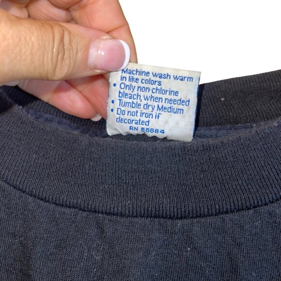 All Sport Vintage Mens Tee Shirt Size XL Black 1995 Batman Forever Two Sided - Picture 6 of 11